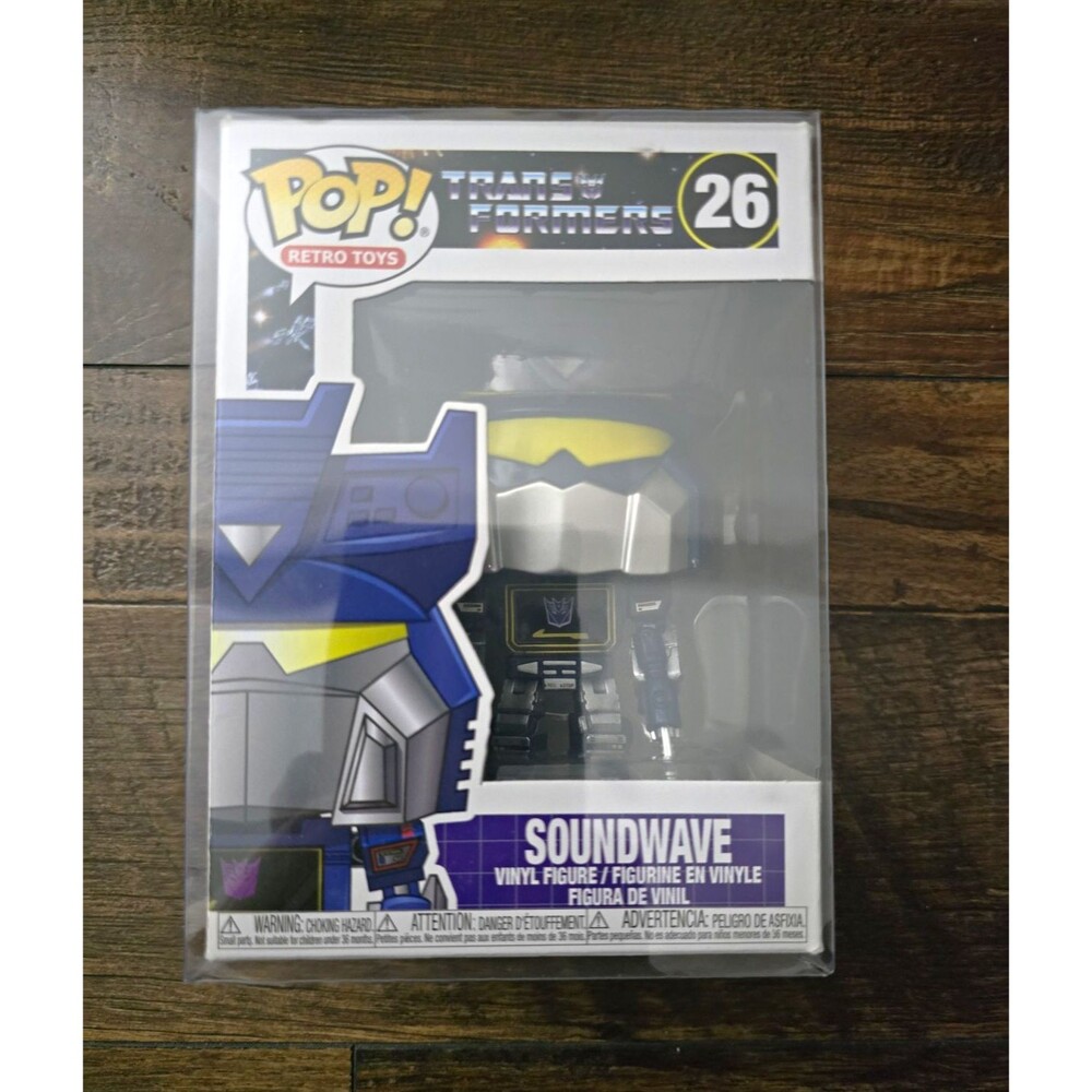Funko Pop! Retro Toys: Transformers Soundwave #26 Vinyl Figure w/ Protector